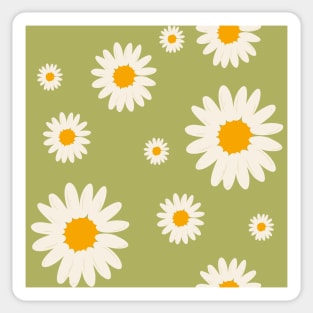 Cute Daisy Pattern Sticker